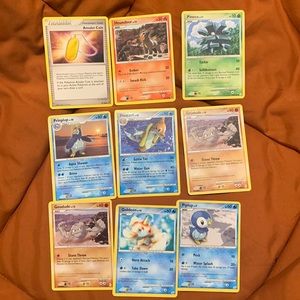 Pokémon Trading Card Bundle Geodude, Houndour, Pipplup, Prinplup